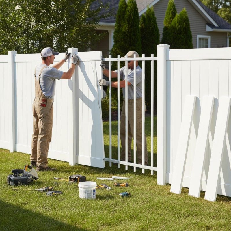 Local Pool Fence Installation pros at work